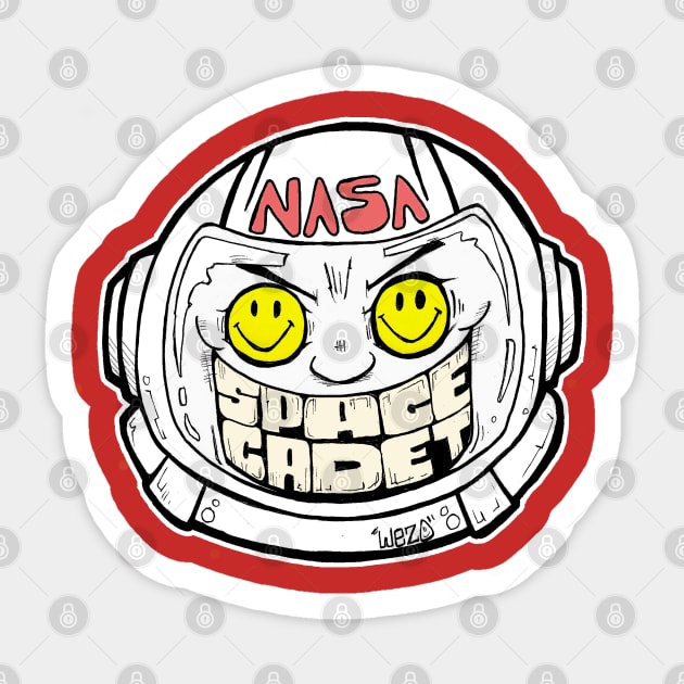 Space Cadet Sticker by oink